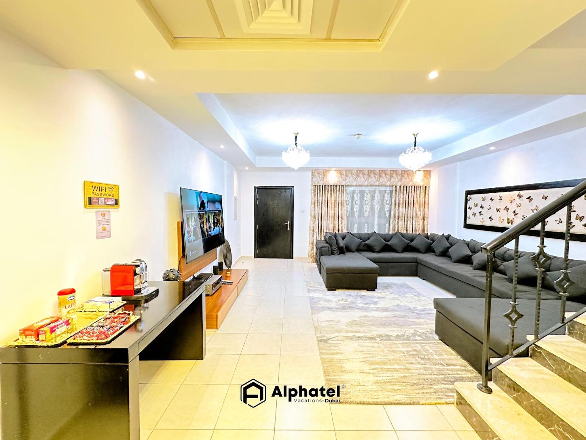 Elegant 3-bedroom In Jvc - - Ideal For Modern Lifestyles - By Alphatel Vacations Guest house Dubai